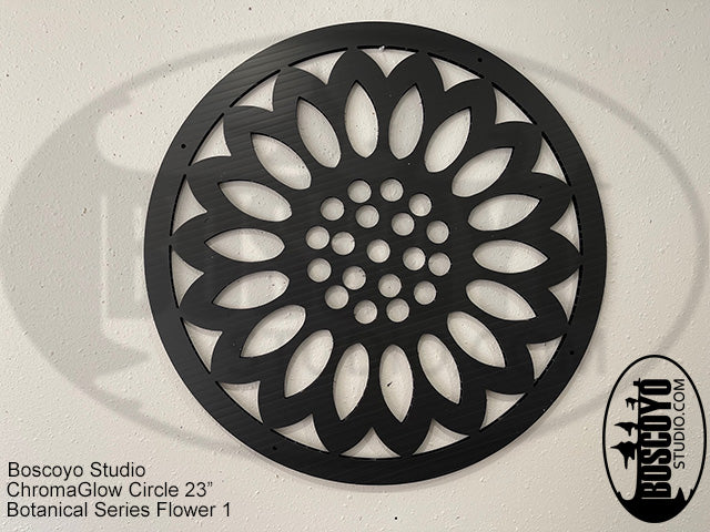 ChromaGlow Circle 23" Silhouette Cover Botanical Series