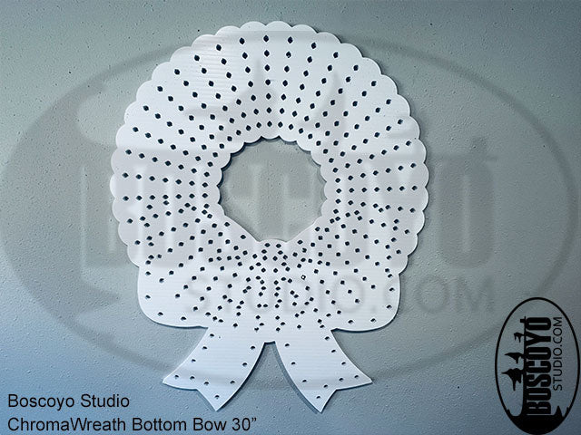 ChromaWreath Bottom Bow 30"