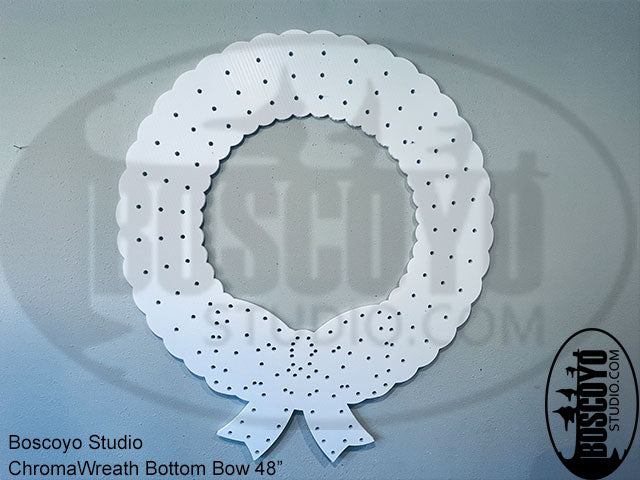 ChromaWreath Bottom Bow 48"