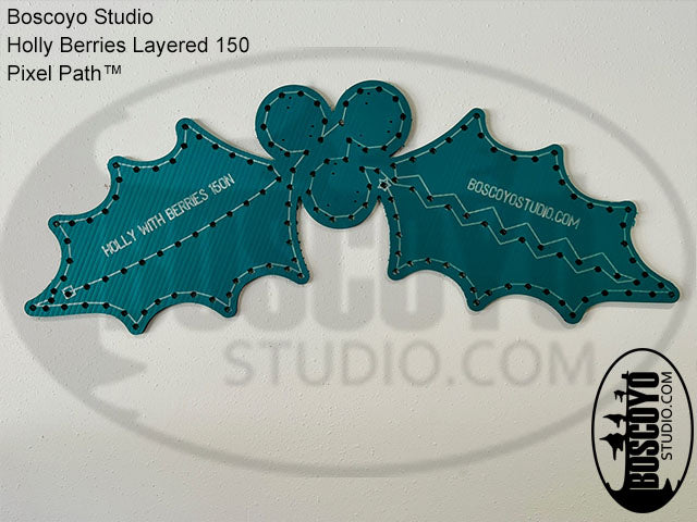 Holly Berries Layered 150