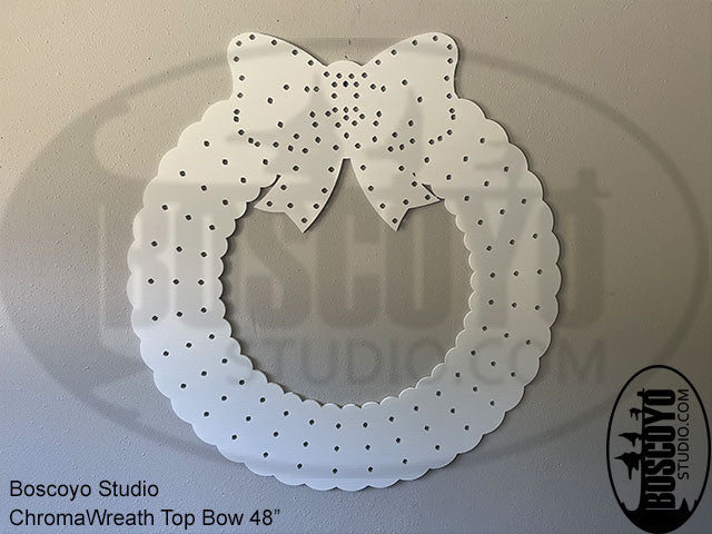 ChromaWreath Top Bow 48"
