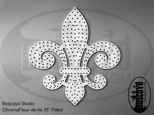 ChromaFleur-de-lis 35" Filled