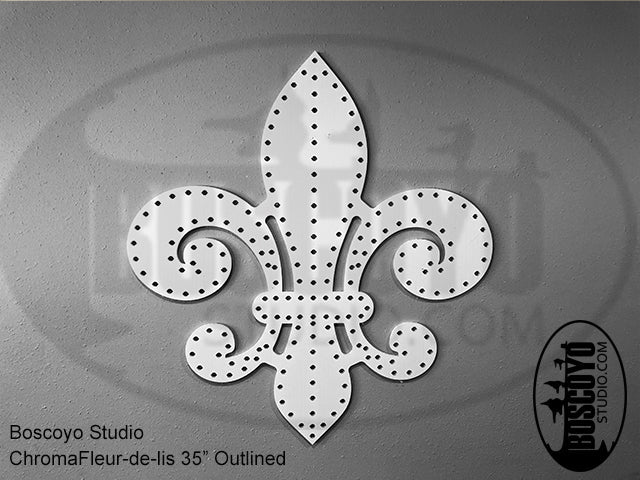 ChromaFleur-de-lis 35" Outline