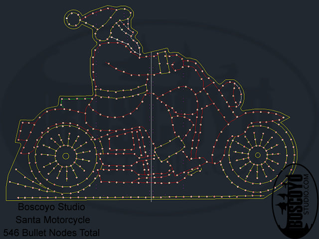 Santa Motorcycle